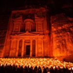 Petra at night