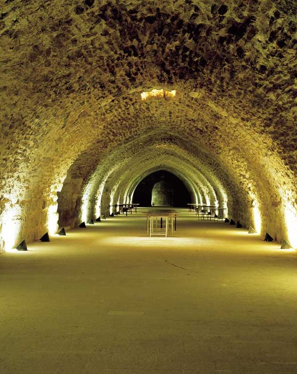 inside Al-Karak Castle in Jordan