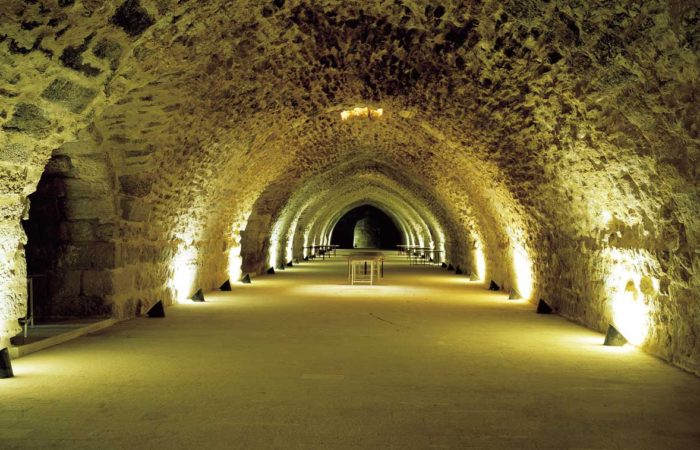 inside Al-Karak Castle in Jordan